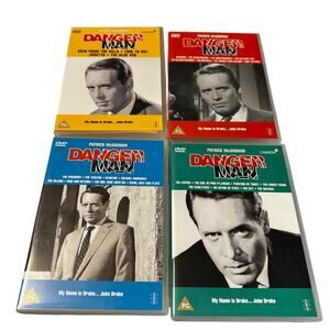 Lot of 4 Danger Man DVD - Patrick McGoohan Region 2